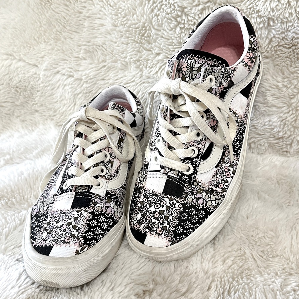 Vans Patchwork Old Skool Shoes Size 7 - image 1